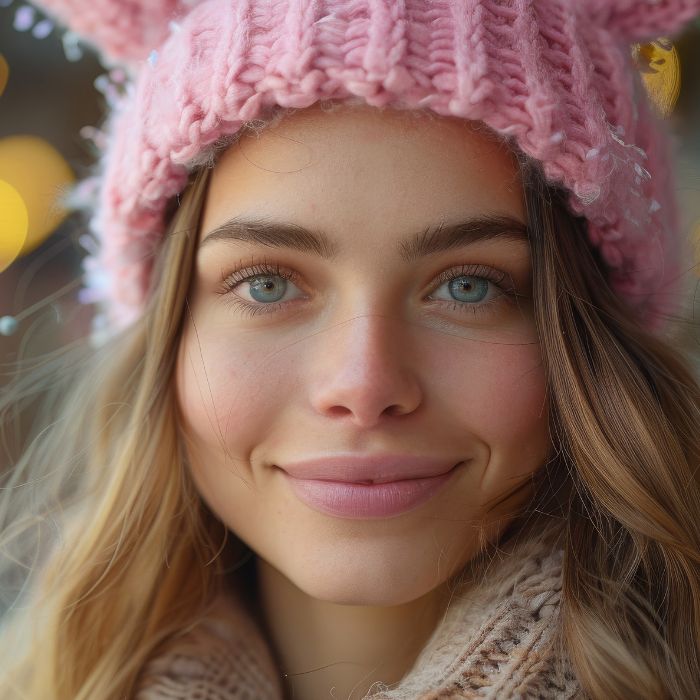 Peau sèche du visage en hiver, exposée au froid et aux tiraillements