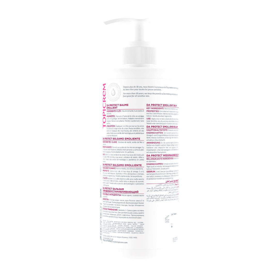 Lot x2 baume émollient 500ml - DA PROTECT