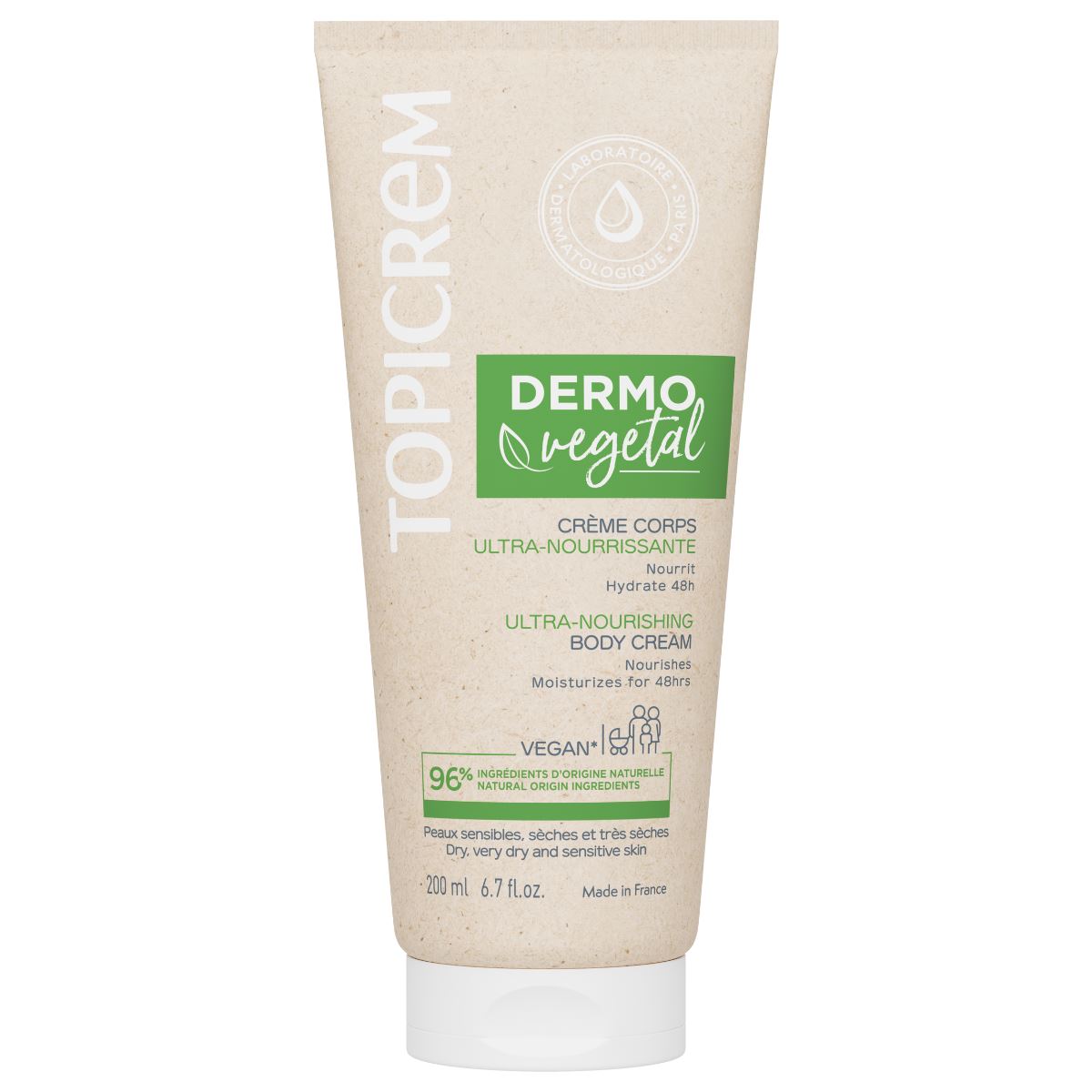 ULTRA-NOURISHING BODY CREAM - DERMOVEGETAL - 200 ML