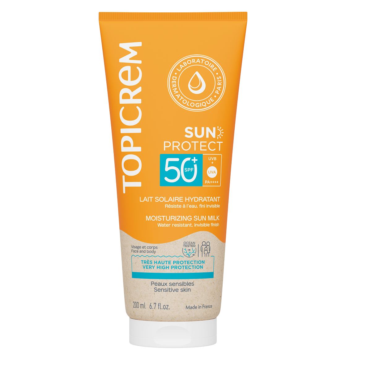 Lait solaire hydratant SPF50+ - SUN PROTECT - 200 ML