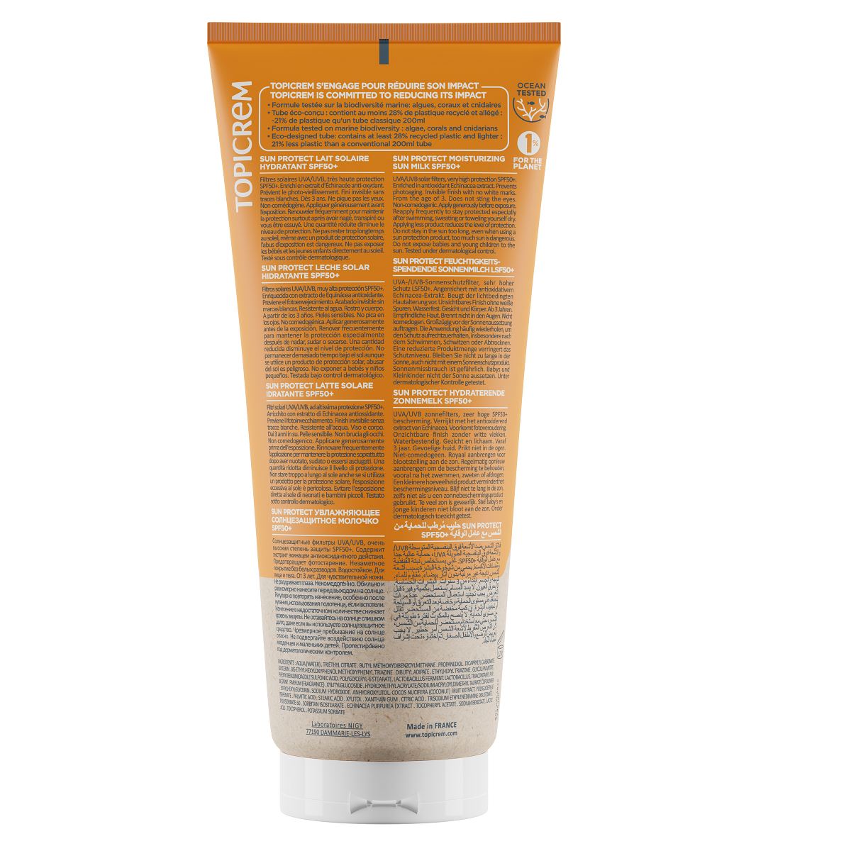 MOISTURIZING SUN MILK SPF50+ - SUN PROTECT - 200 ML