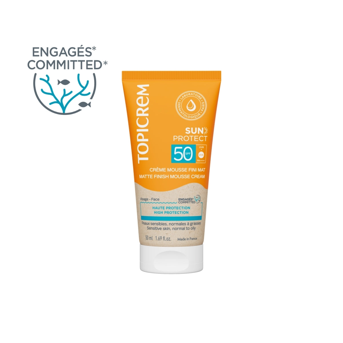 Crème Mousse Fini Mat SPF50 - SUN PROTECT