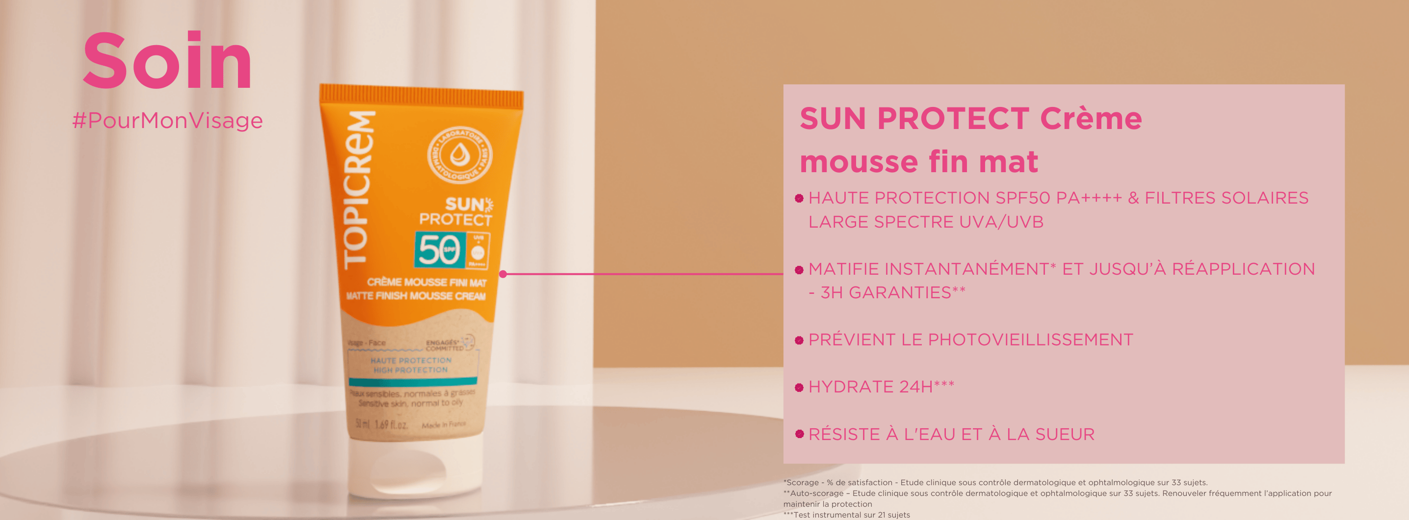 Crème Mousse Fini Mat SPF50