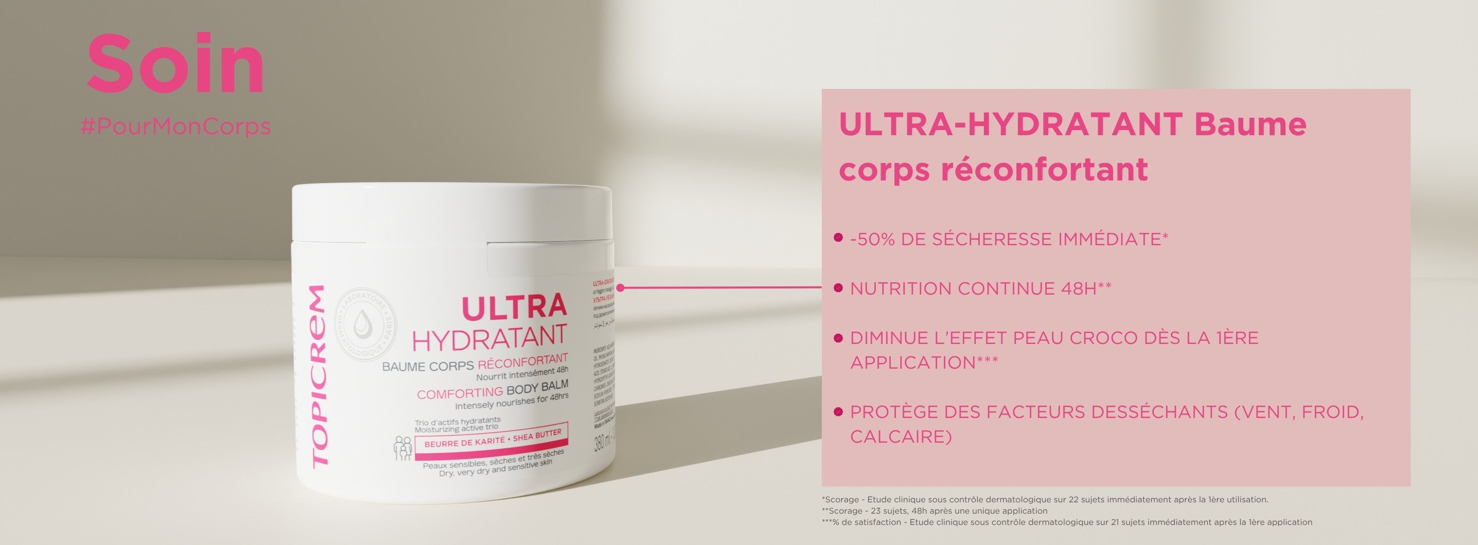 Baume corps réconfortant